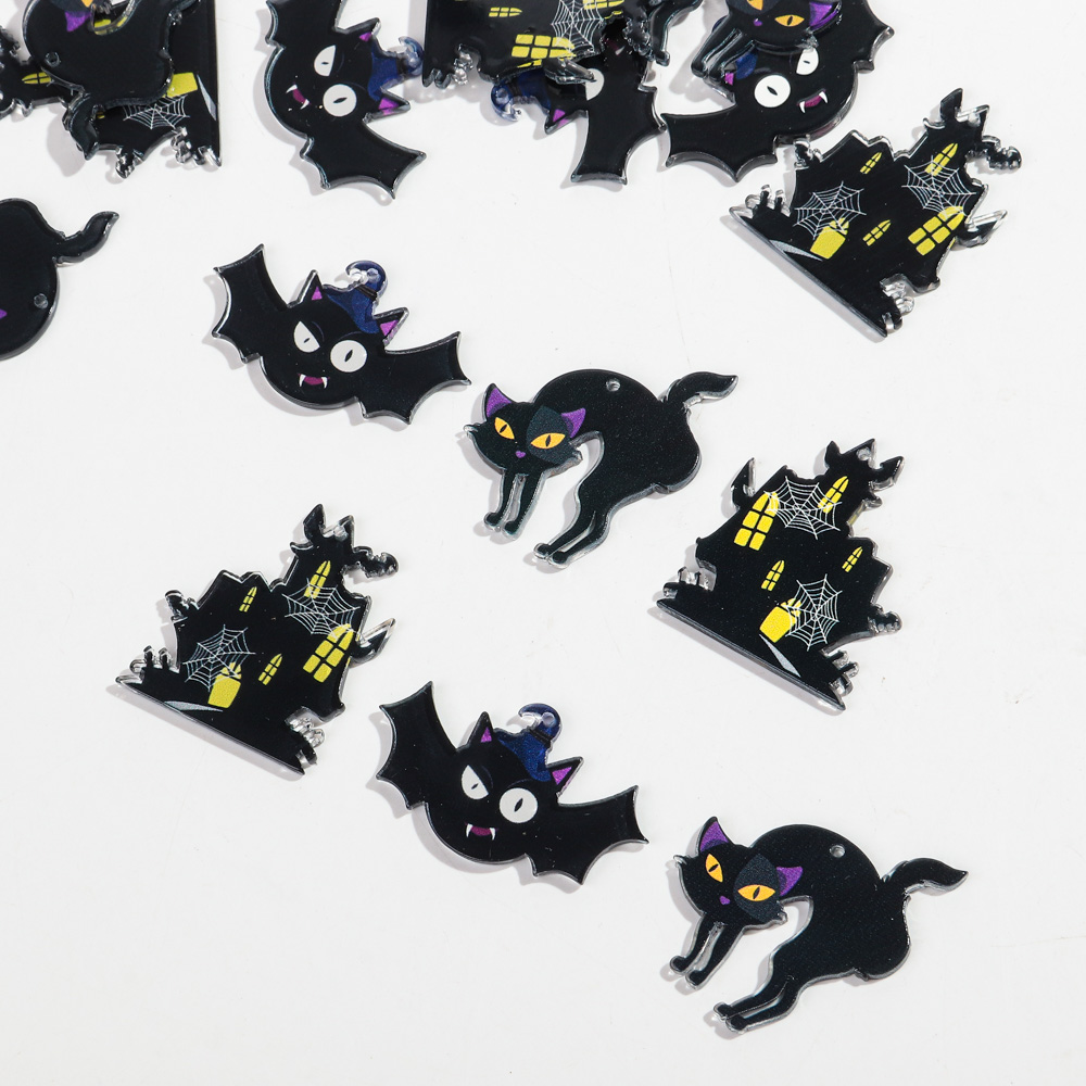 Jewelry Making Newcastle - Dijes acrílicos de Halloween, nuevo colgante