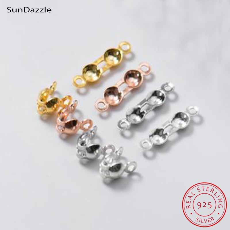 Jewelry Making Parts - 4 piezas de Plata de Ley