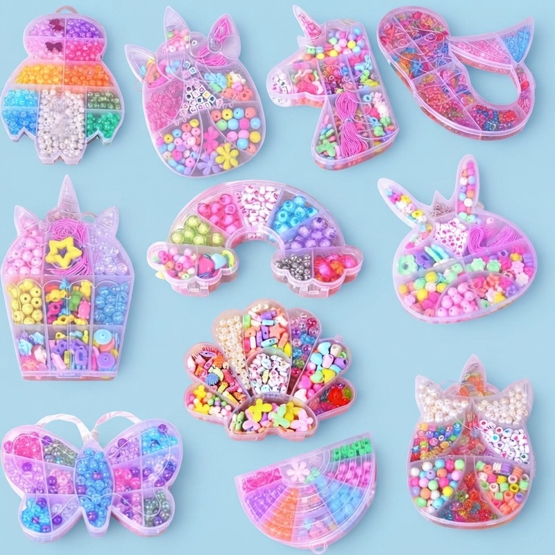 Jewelry Making Kits For Kids - Kit de cuentas de colores con