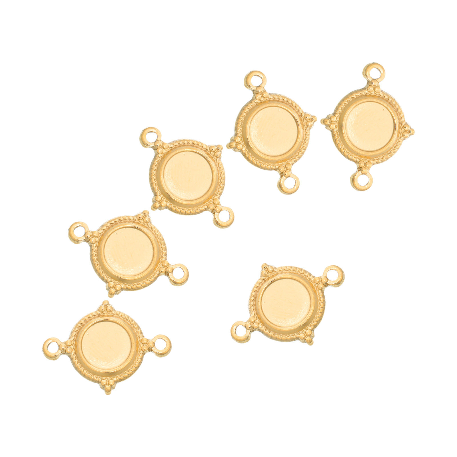 Jewelry Making With Resin - 6 piezas de bases para colgantes