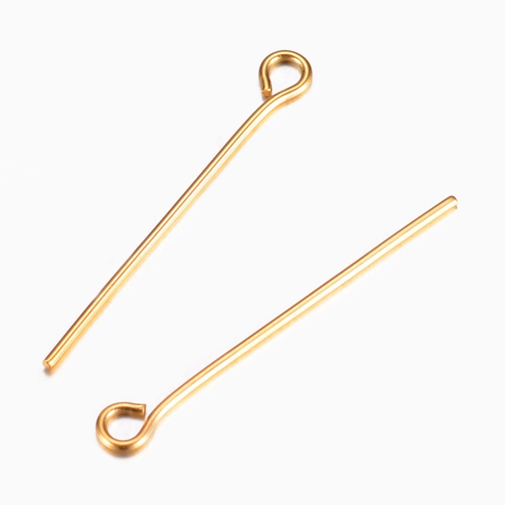 Jewelry Making Head Pins - 20 Piezas de Alfileres de Ojo