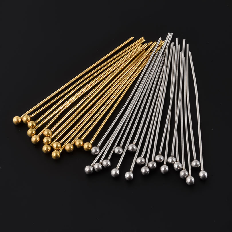 50 unids/lote de alfileres de  - Jewelry Making Head Pins reseña y precio