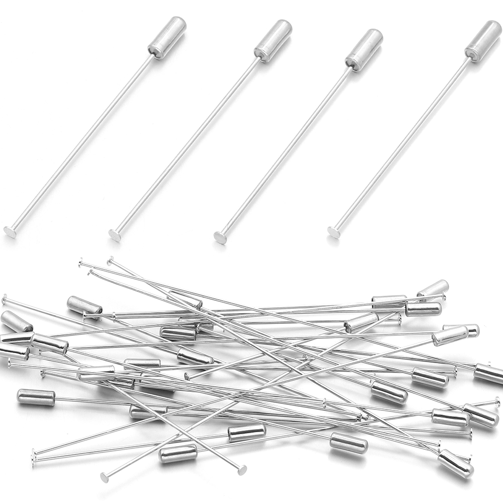 10 unidades de broches de cobr - Jewelry Making Head Pins reseña y precio