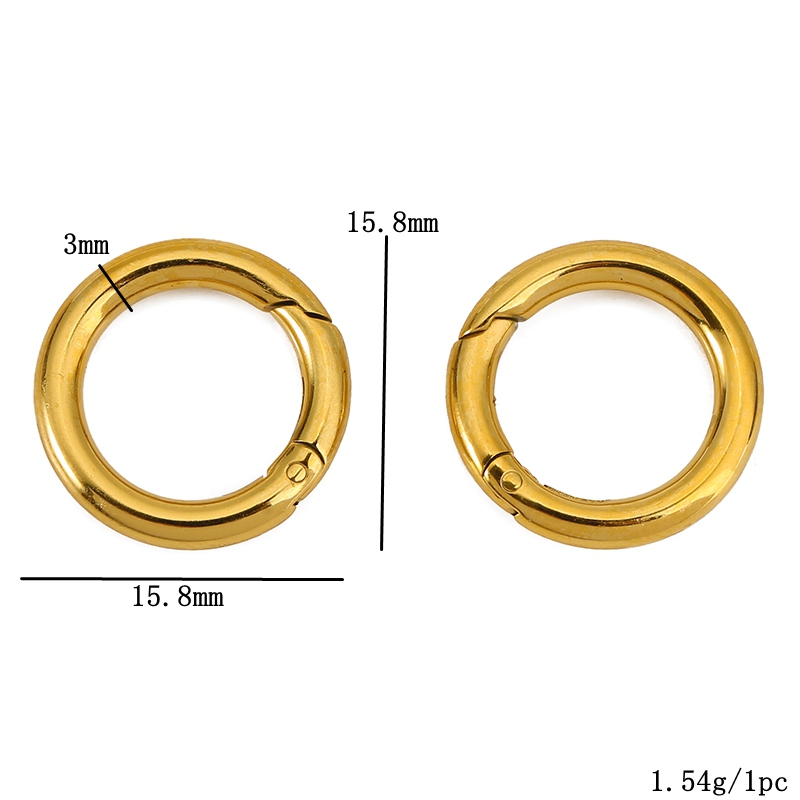 2 cierres de acero inoxidable, - Jewelry Making Articles reseña y precio