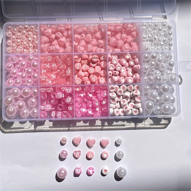 Caja de Alfabeto Rosa de 10 Pi - Jewelry Making For Beginners reseña y precio