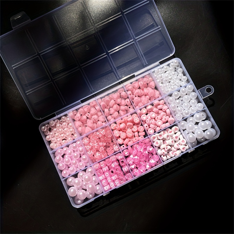 Caja de Alfabeto Rosa de 10 Pi - Jewelry Making For Beginners reseña y precio
