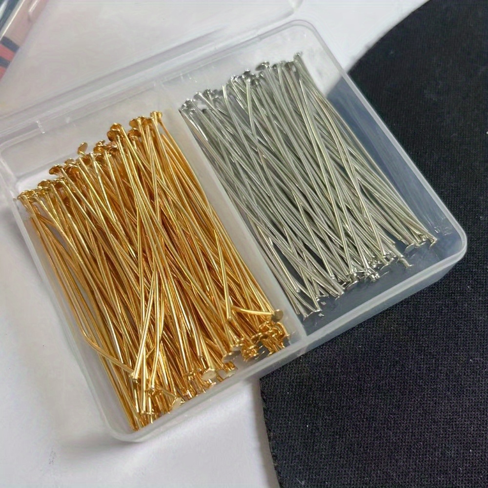 200 agujas de cabeza de hierro - Jewelry Making Head Pins reseña y precio