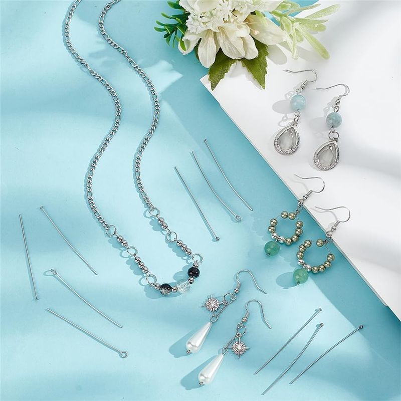 A01F-Hot 300 piezas de alfiler - Jewelry Making Head Pins reseña y precio