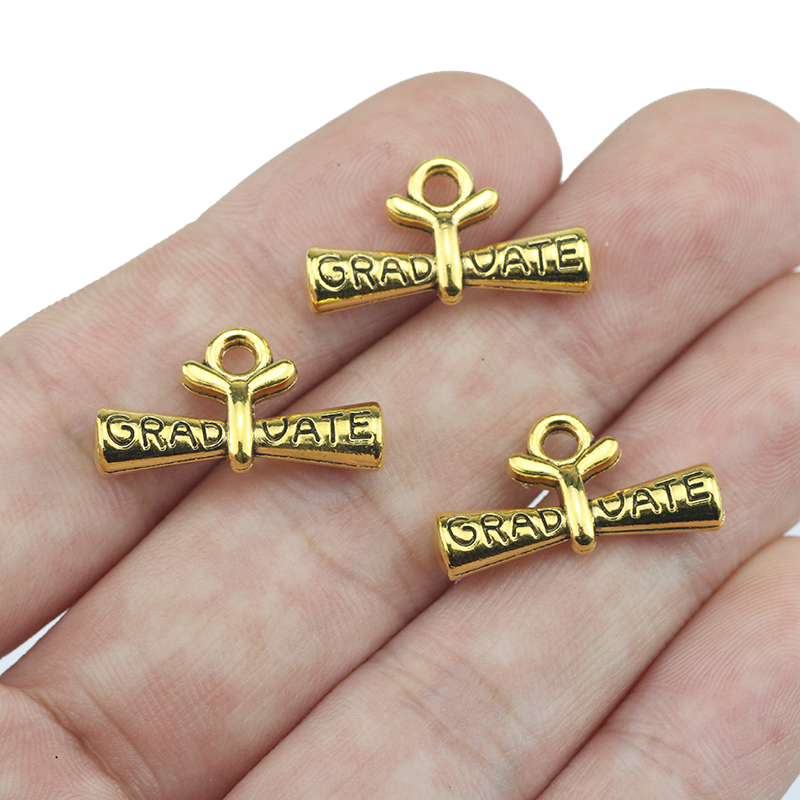 Dijes de plata antigua chapada - Jewelry Making Diploma reseña y precio