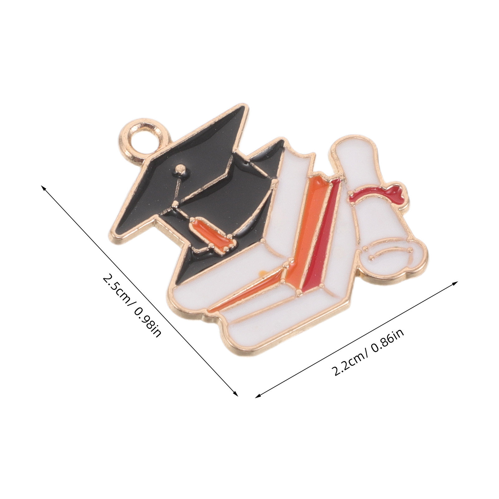 50 piezas de dijes con forma d - Jewelry Making Diploma reseña y precio