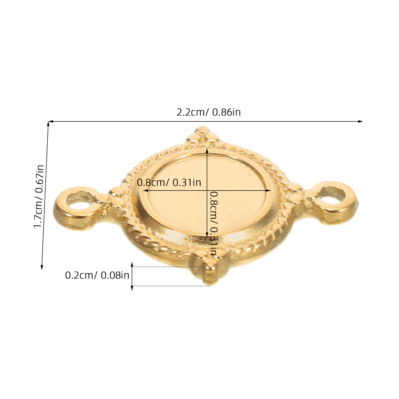 6 piezas de bases para colgant - Jewelry Making With Resin reseña y precio