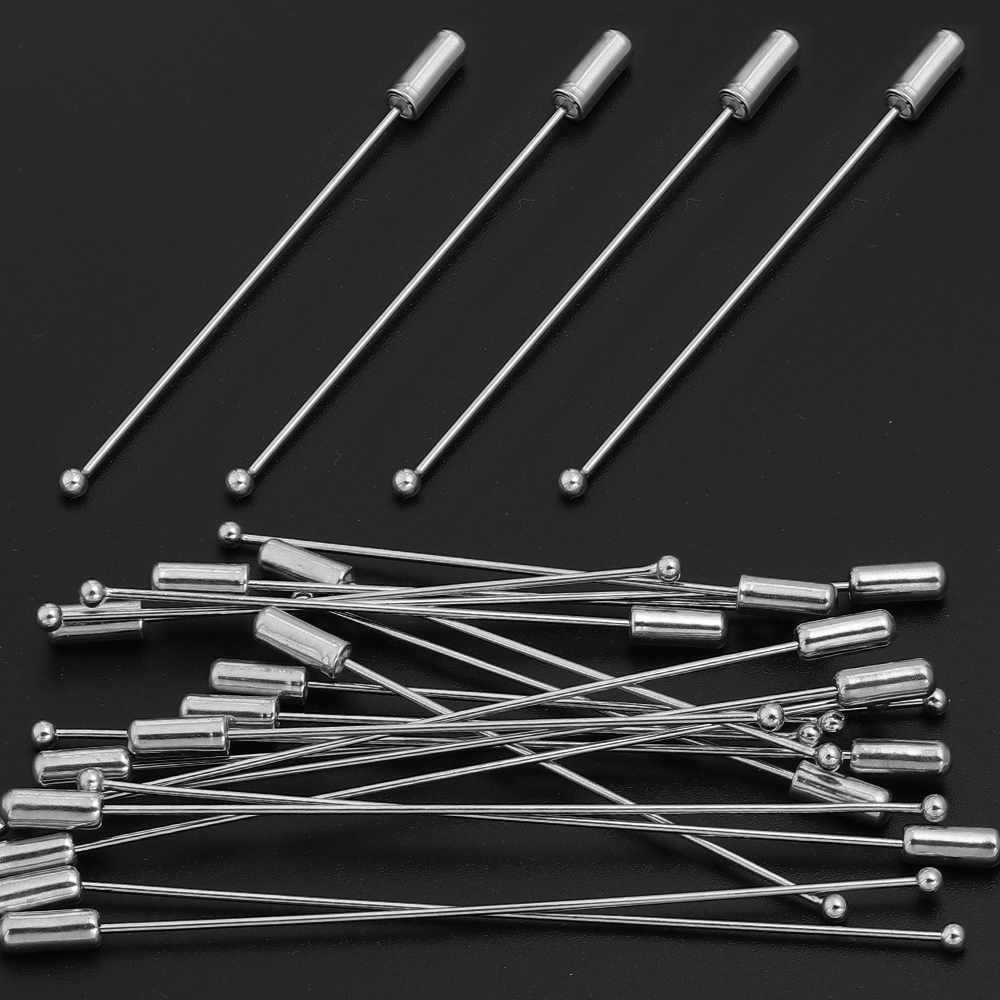 Lote de 10 broches de segurida - Jewelry Making Head Pins reseña y precio