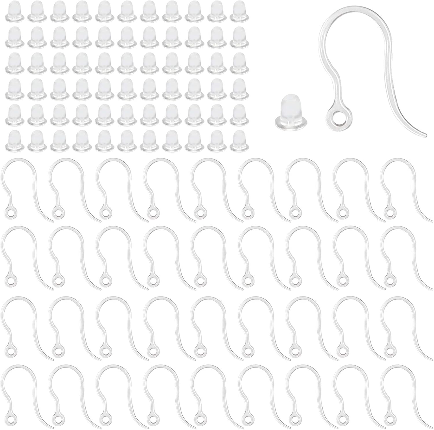 40 Uds. Ganchos para pendiente - Jewelry Making With Resin reseña y precio