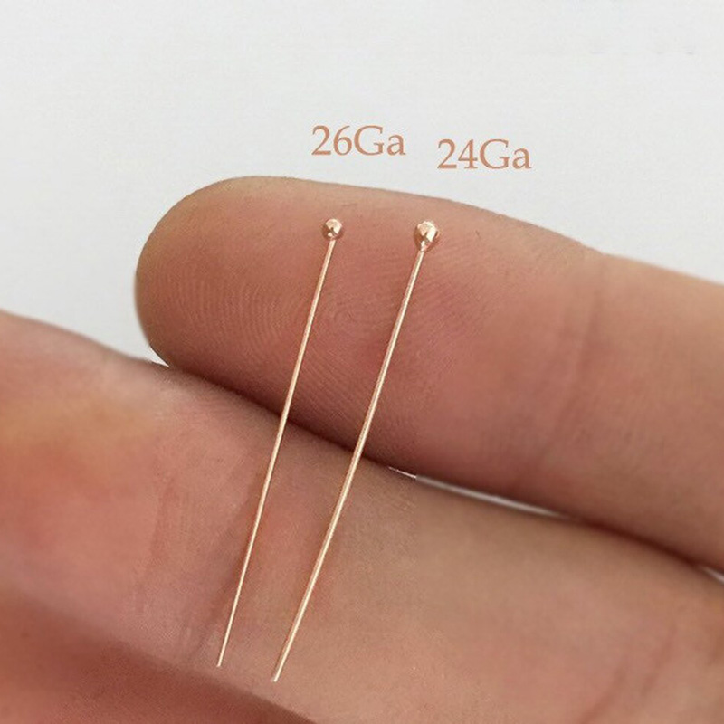 Alambre de 24 Calibres con Cab - Jewelry Making Head Pins reseña y precio